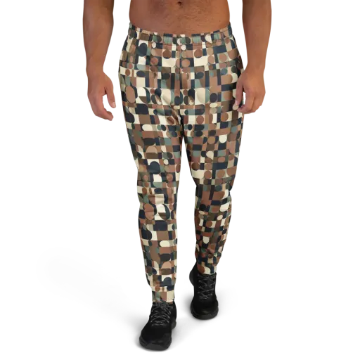 Café Geometry on a Men's Joggers