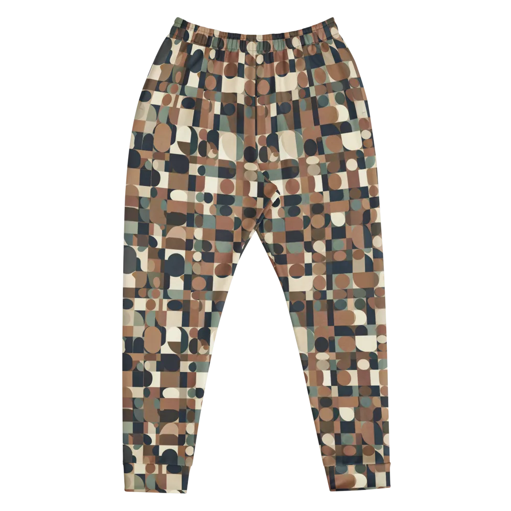 Café Geometry on Men's Joggers — Front