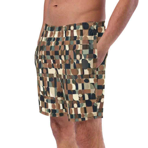 Café Geometry on a Swim Trunks