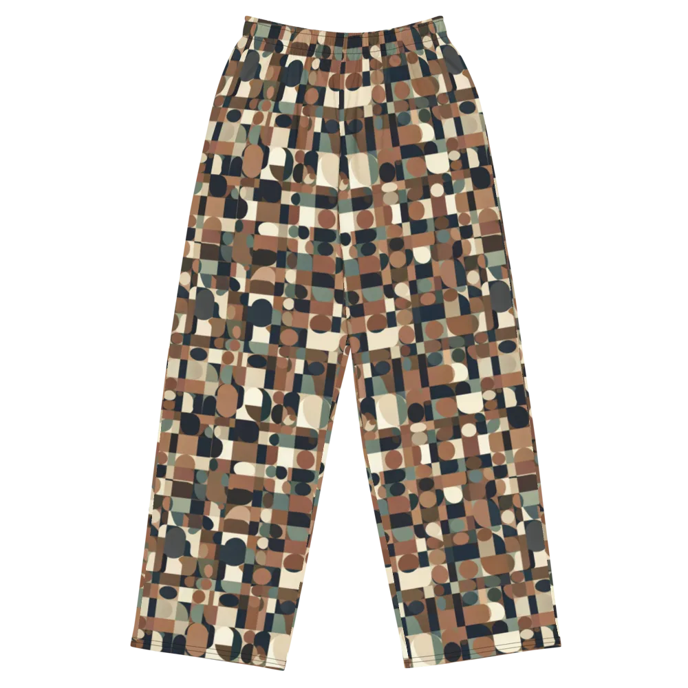 Café Geometry on Wide-Leg Pants — Front