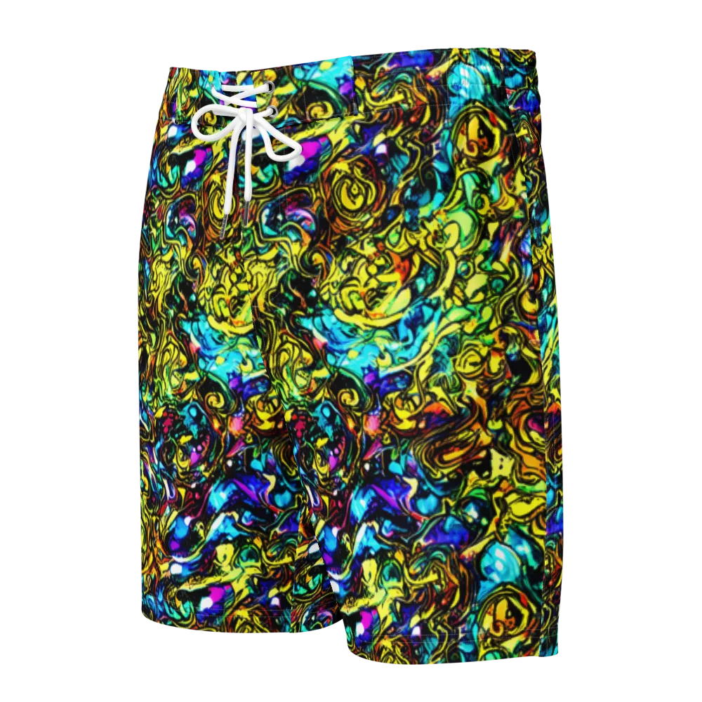 Signal Storm on Men's Board Shorts — Front