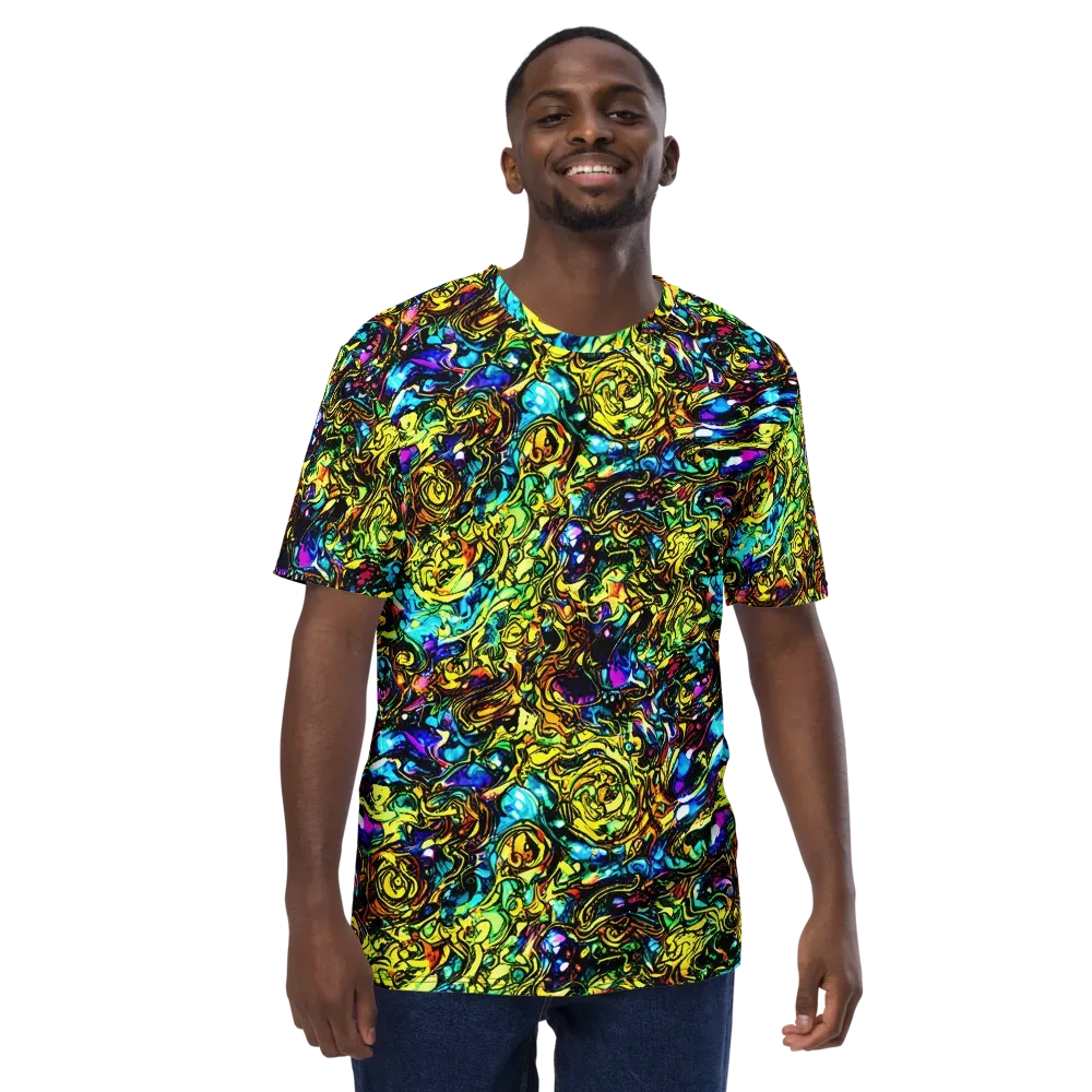 Signal Storm on Men's Crew Neck T-Shirt — Front