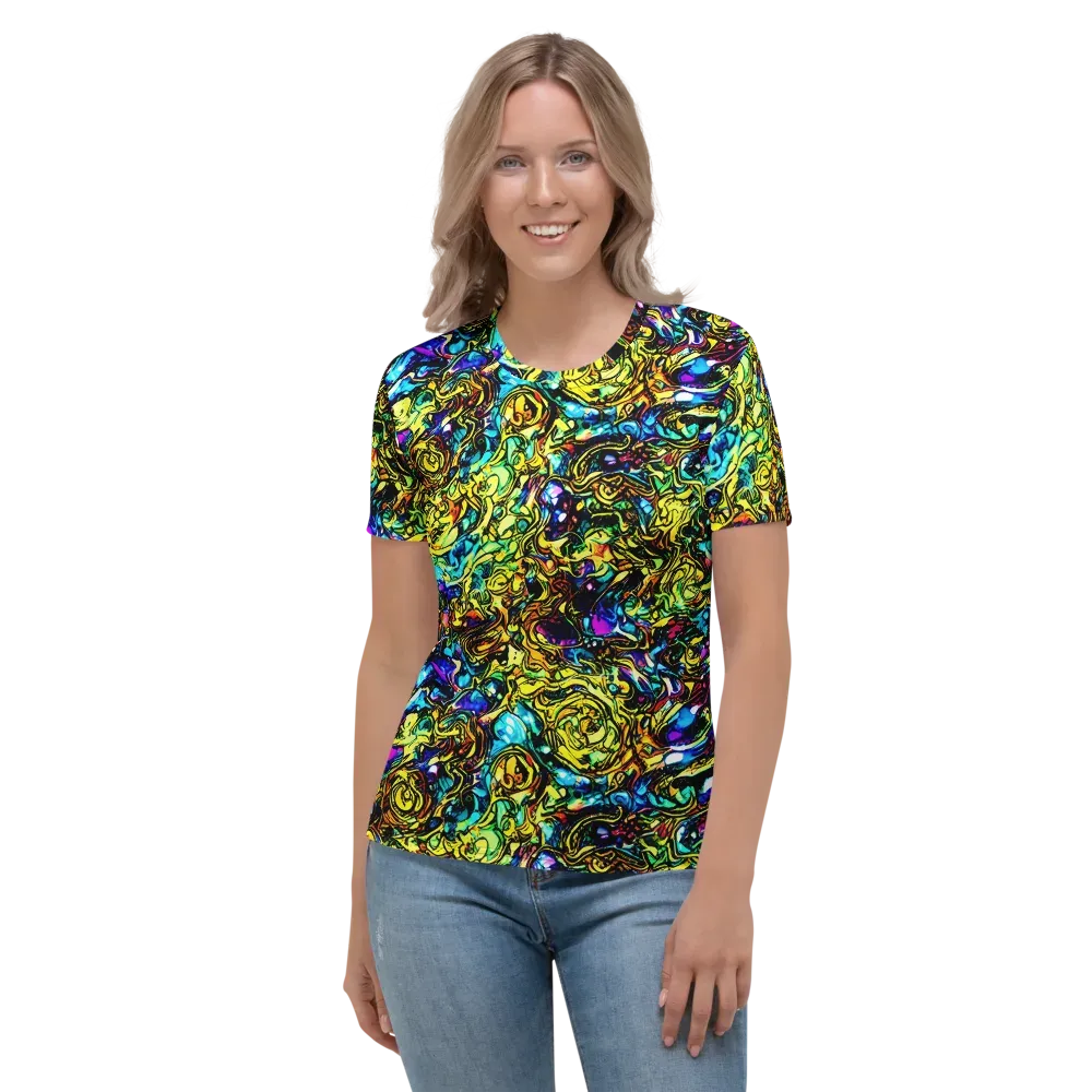 Signal Storm on Women's Crew Neck T-Shirt — Front