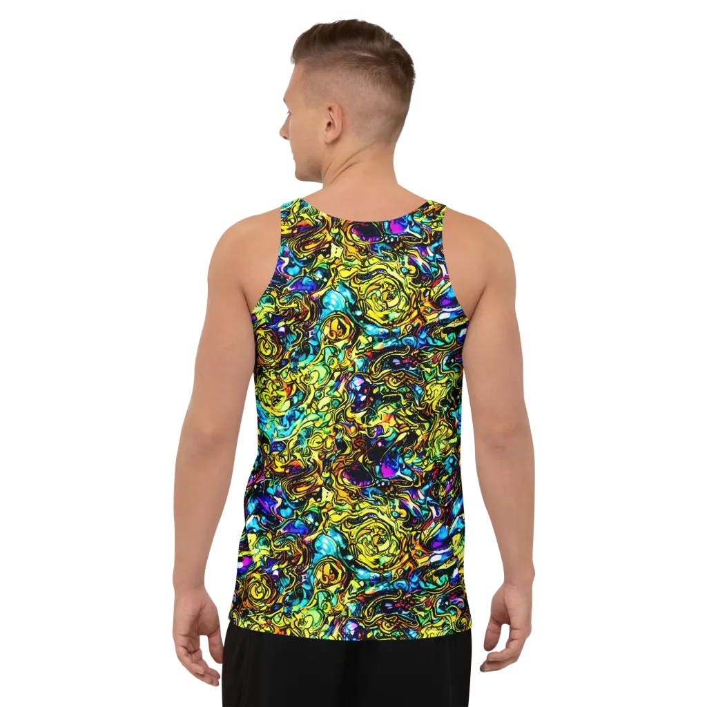 Signal Storm on Men's Tank Top — Back