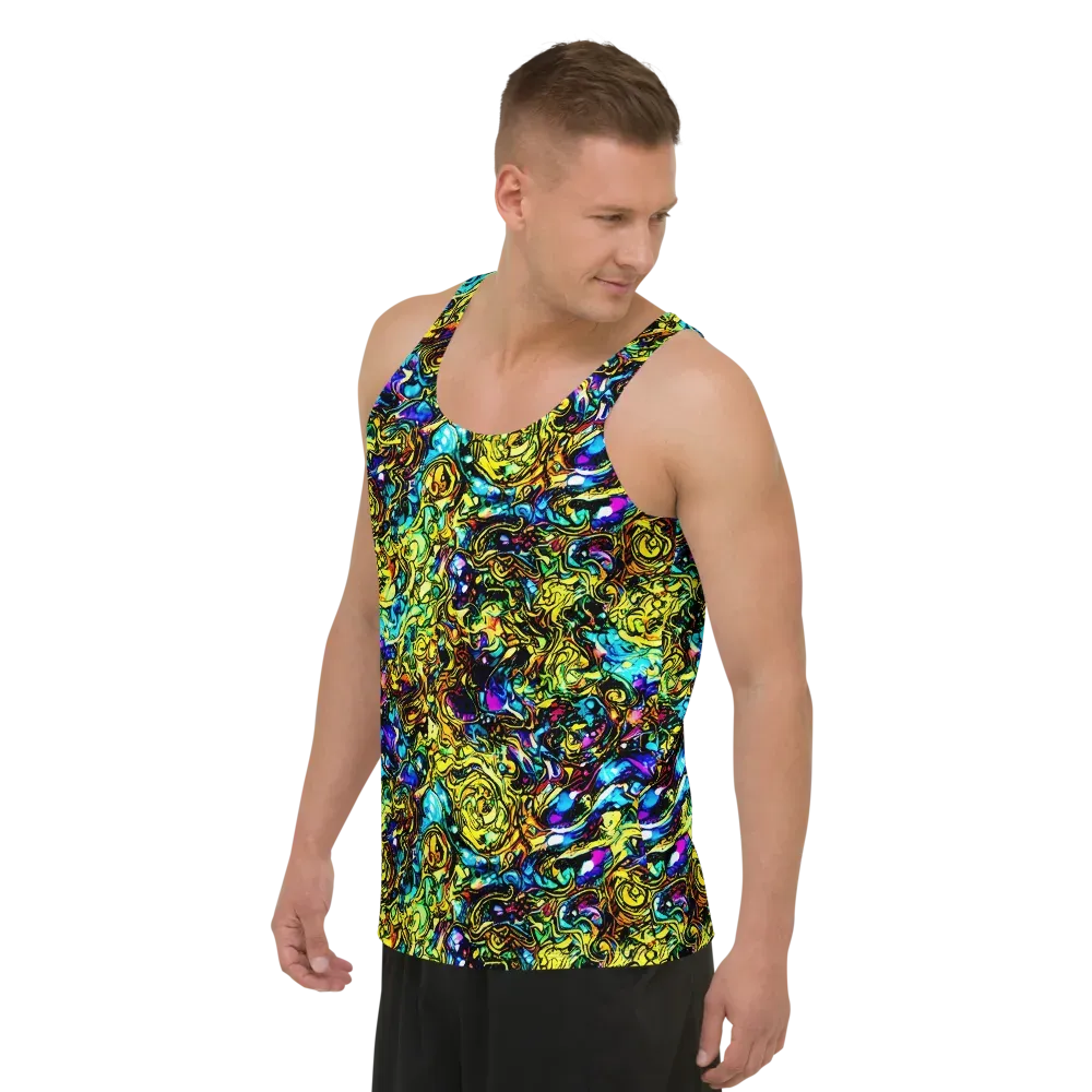 Signal Storm on Men's Tank Top — Left Front