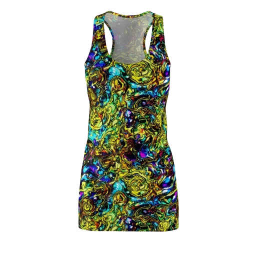 Signal Storm on a Racerback Dress
