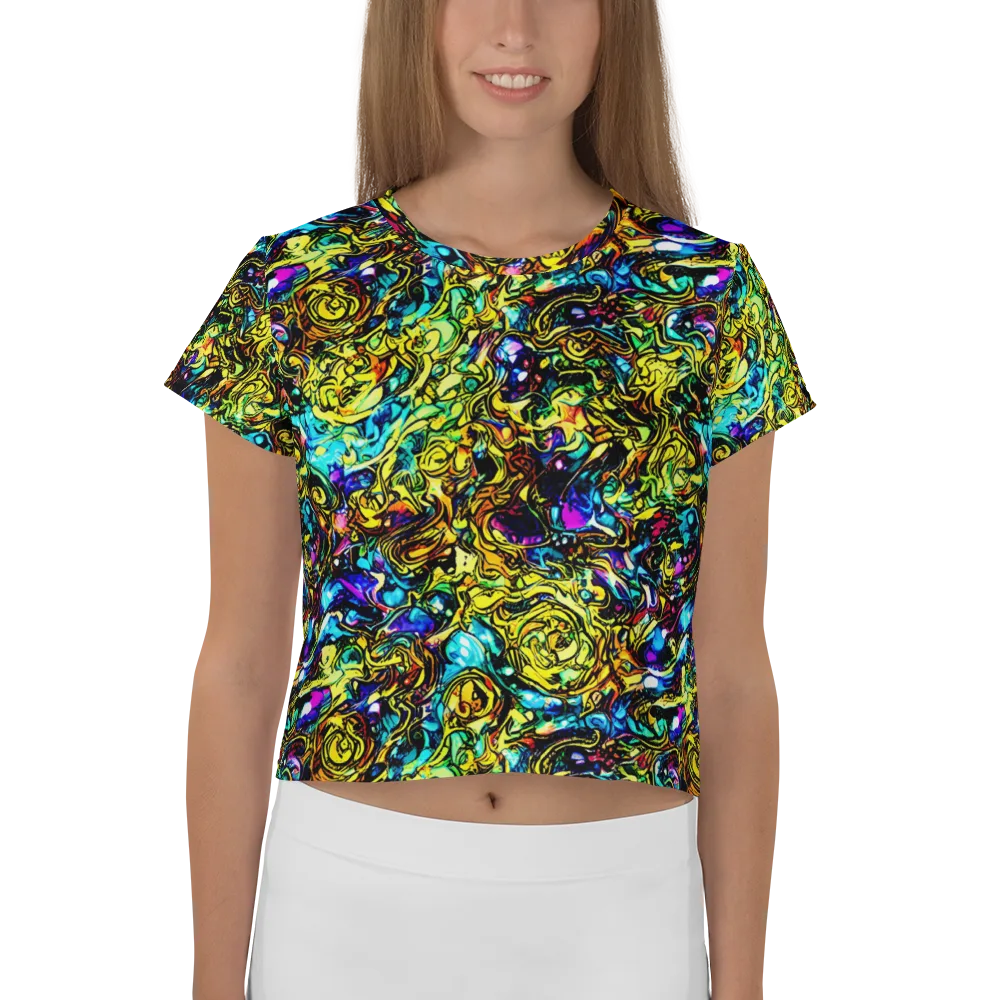 Signal Storm on Crop Tee — Front