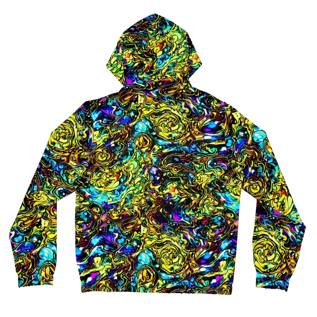 Signal Storm on Women's Full-Zip Hoodie — Back