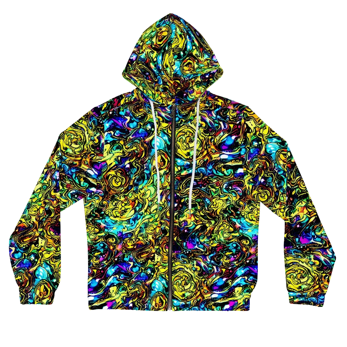 Signal Storm on Women's Full-Zip Hoodie — Front