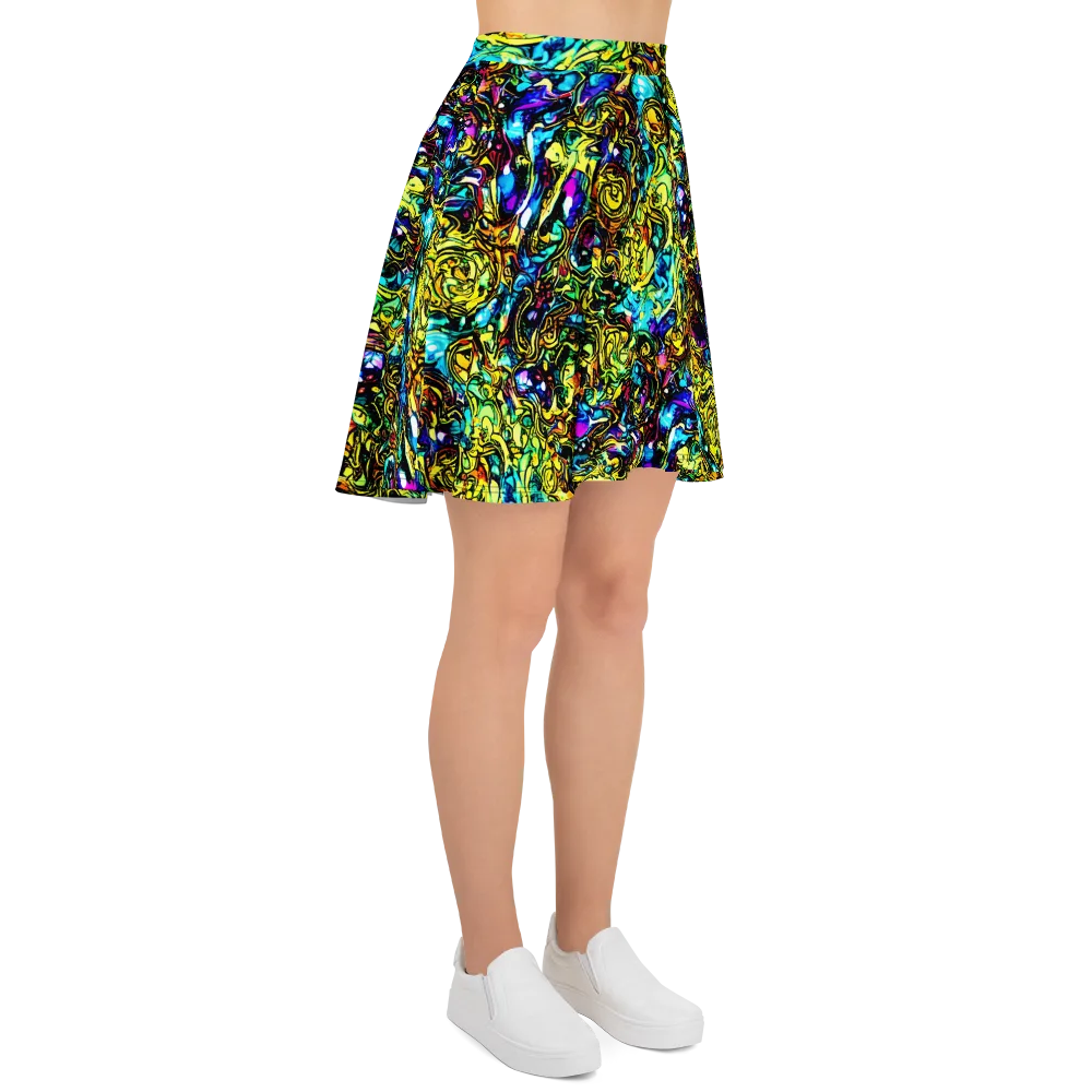 Signal Storm on Skater Skirt — Right