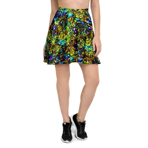 Signal Storm on a Skater Skirt