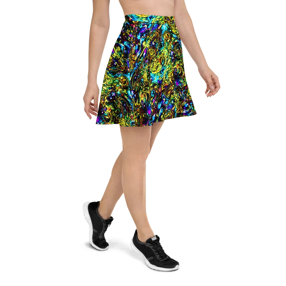 Signal Storm on Skater Skirt — Right