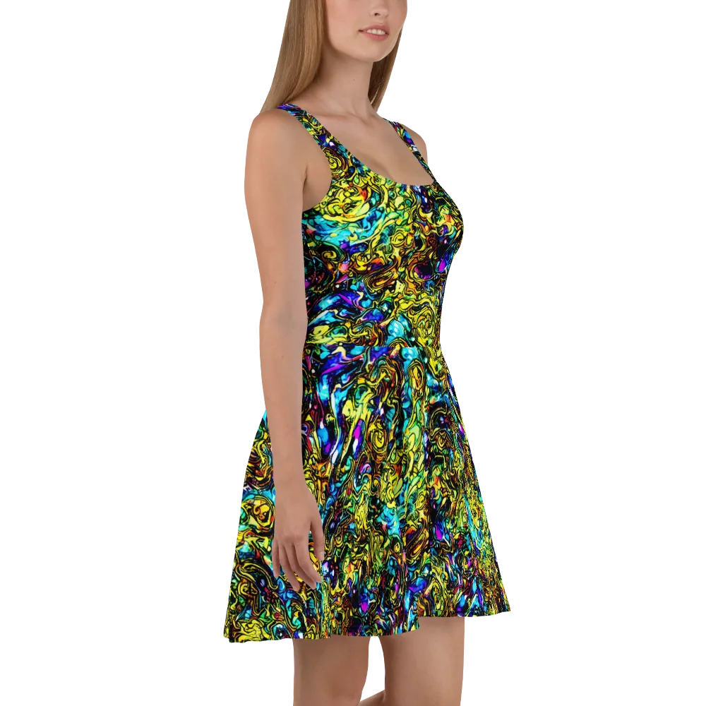 Signal Storm on Skater Dress — Right