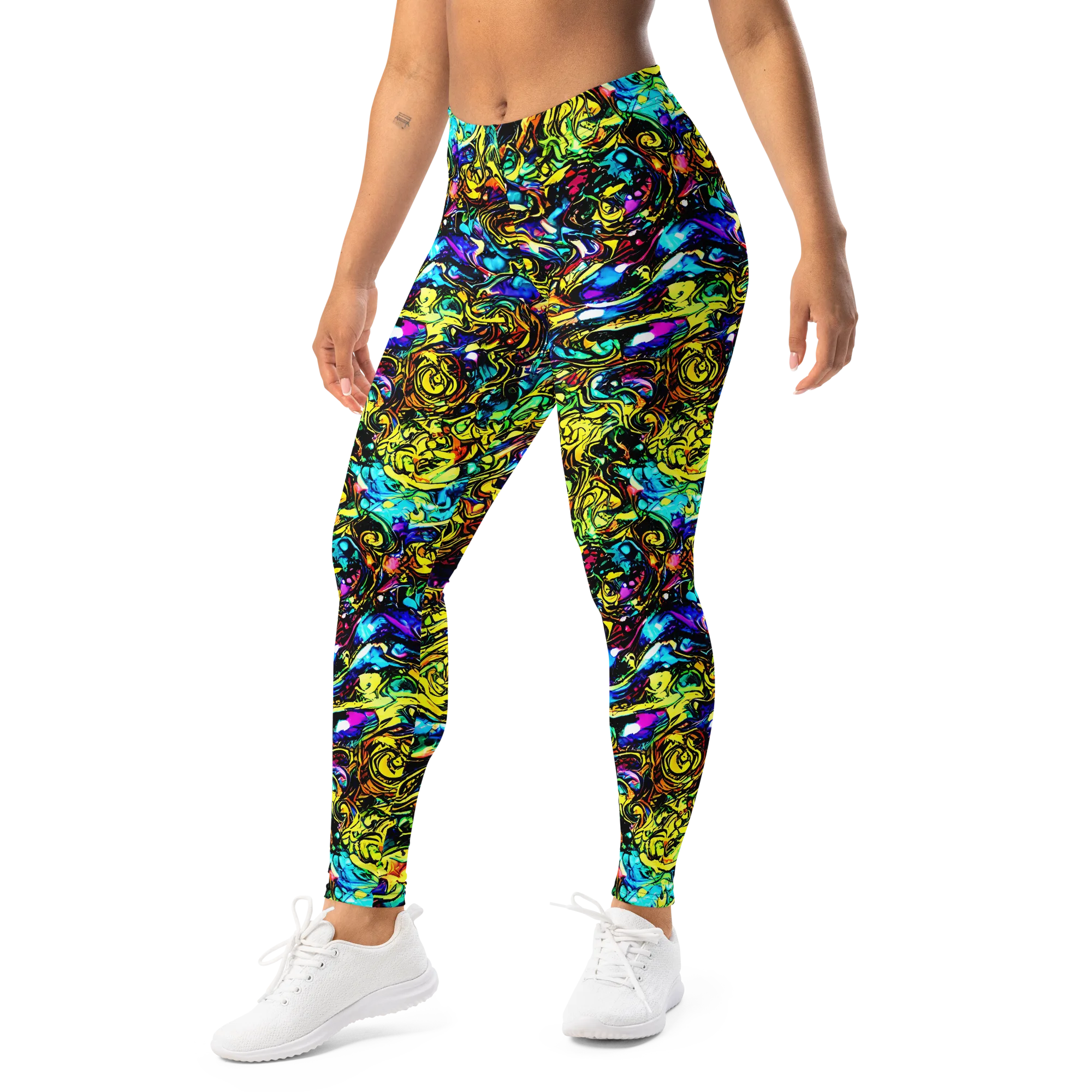 Signal Storm on Leggings — Left Front