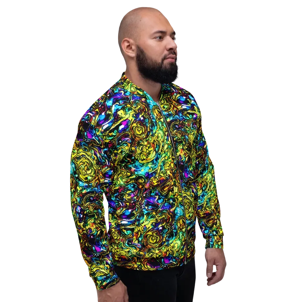 Signal Storm on Bomber Jacket — Right