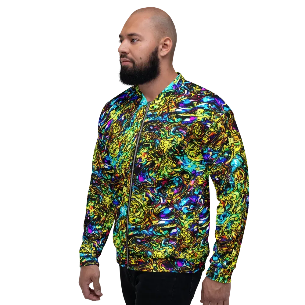 Signal Storm on Bomber Jacket — Left