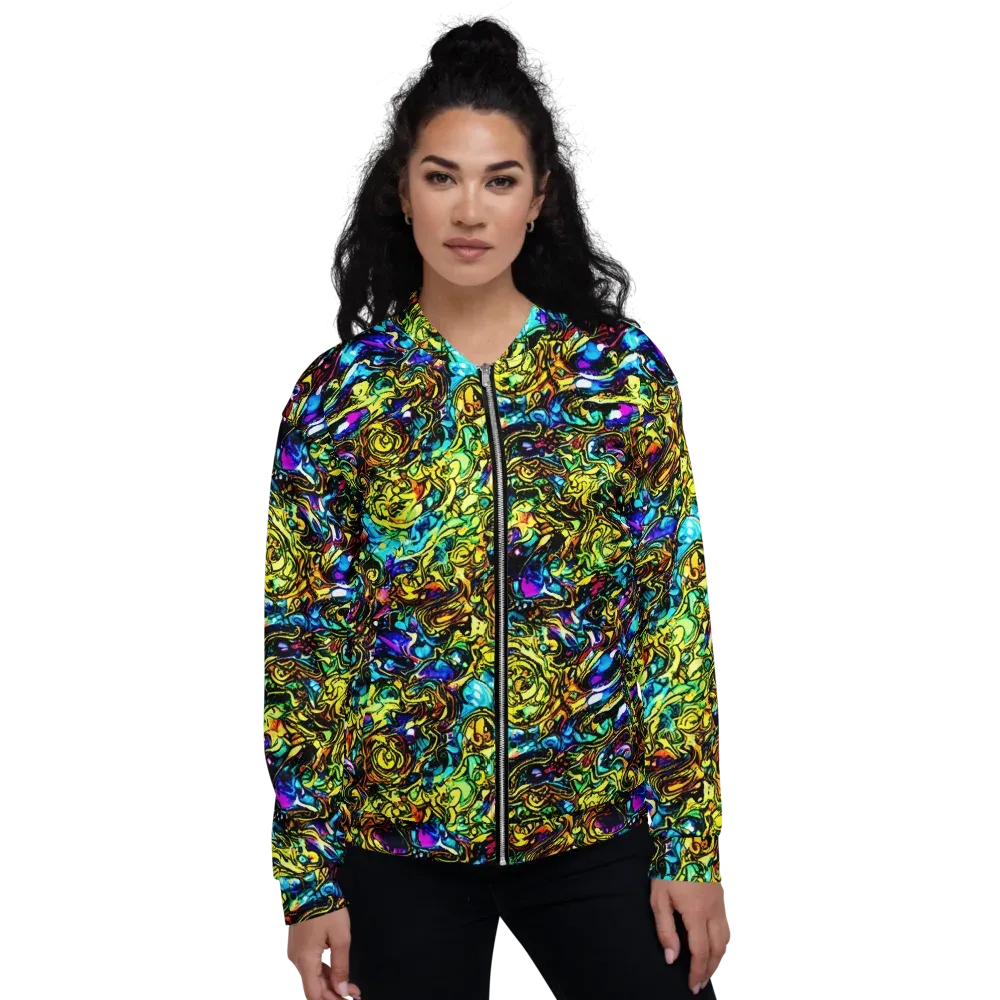 Signal Storm on Bomber Jacket — Front