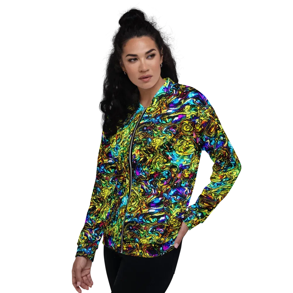 Signal Storm on Bomber Jacket — Left