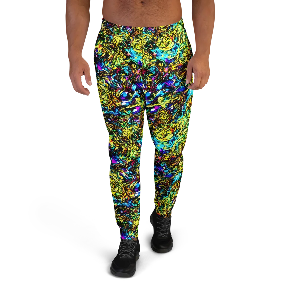 Signal Storm on Men's Joggers — Front