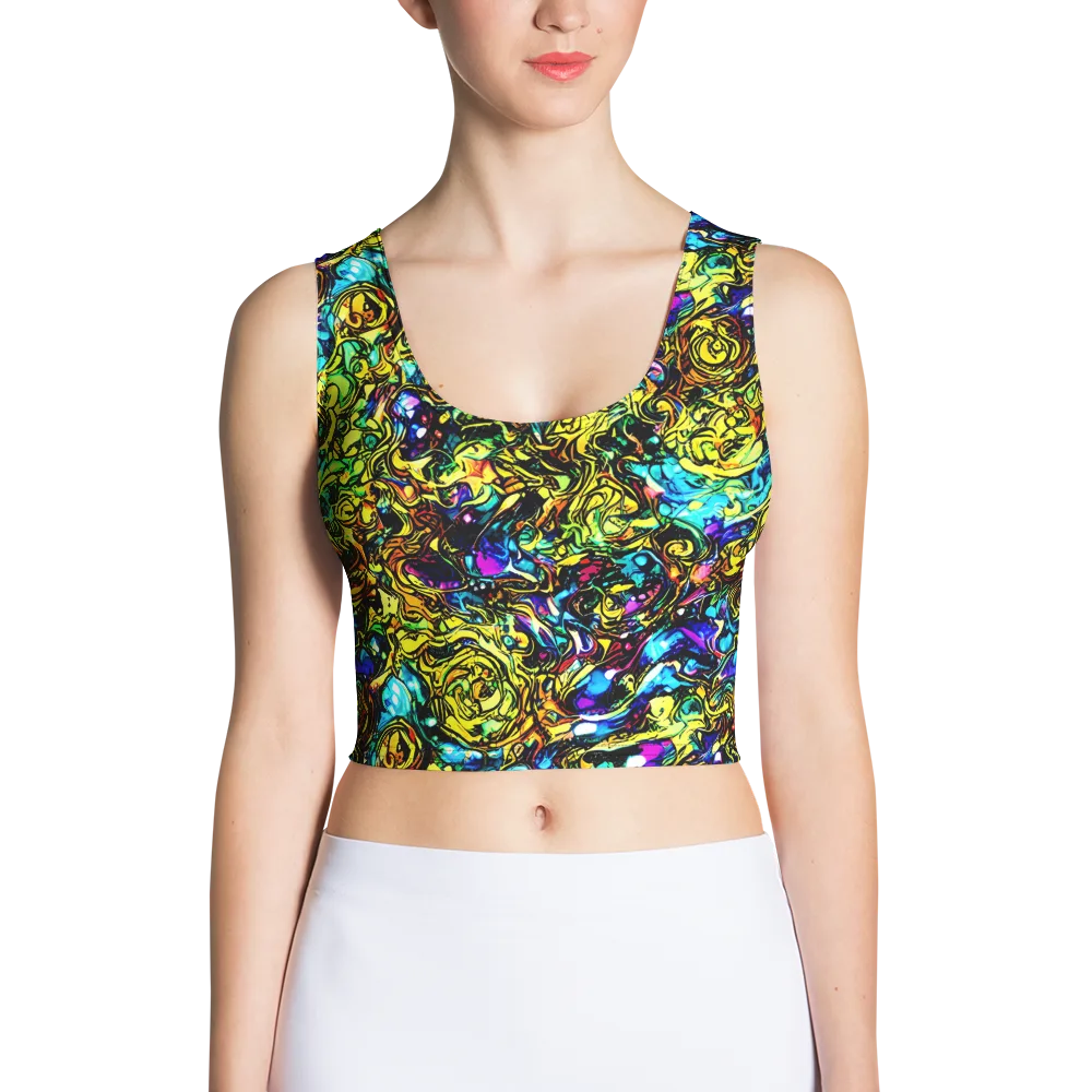 Signal Storm on Crop Top — Front