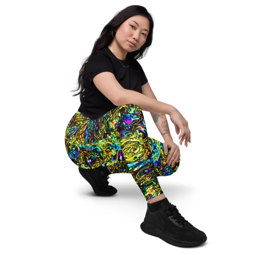 Signal Storm on a Leggings with Pockets