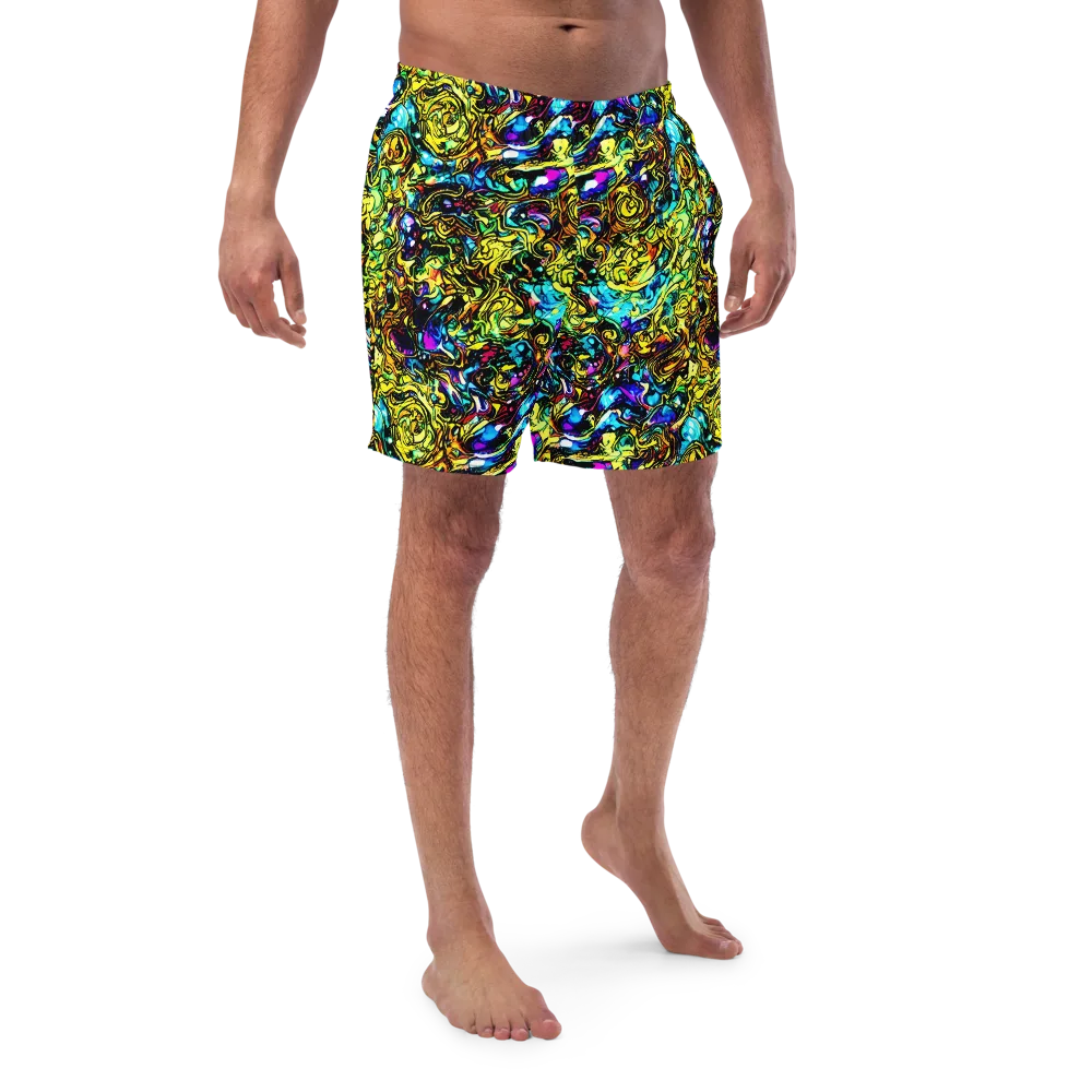 Signal Storm on Swim Trunks — Front