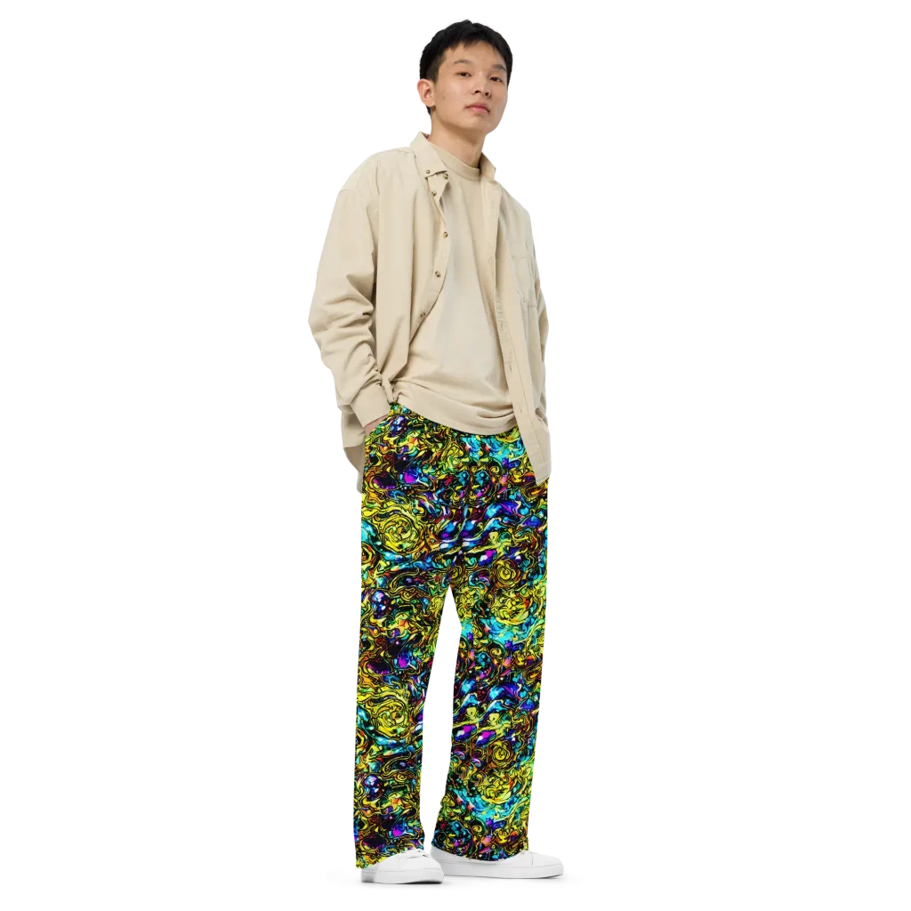 Signal Storm on Wide-Leg Pants — Right Front