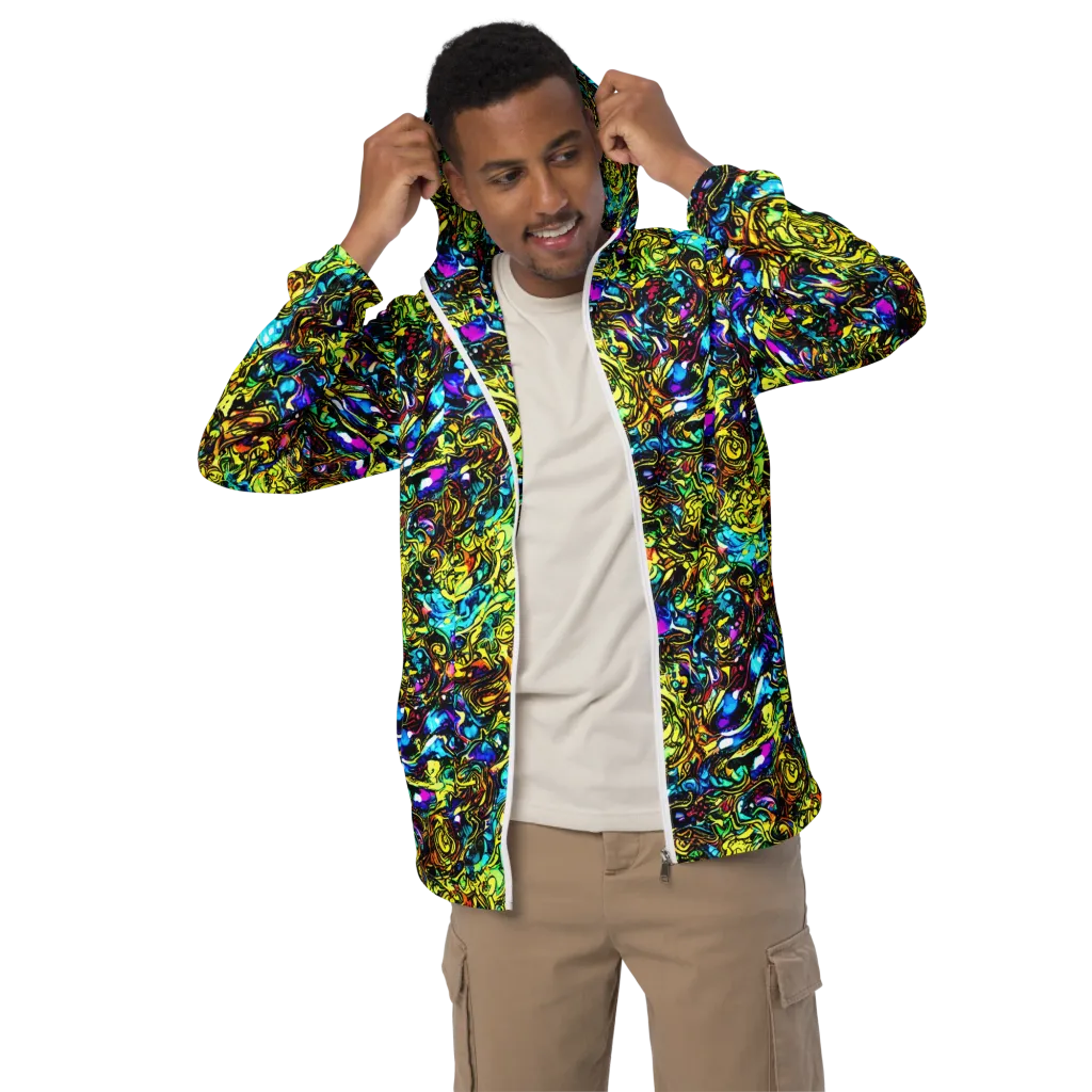 Signal Storm on Men's Windbreaker — Front