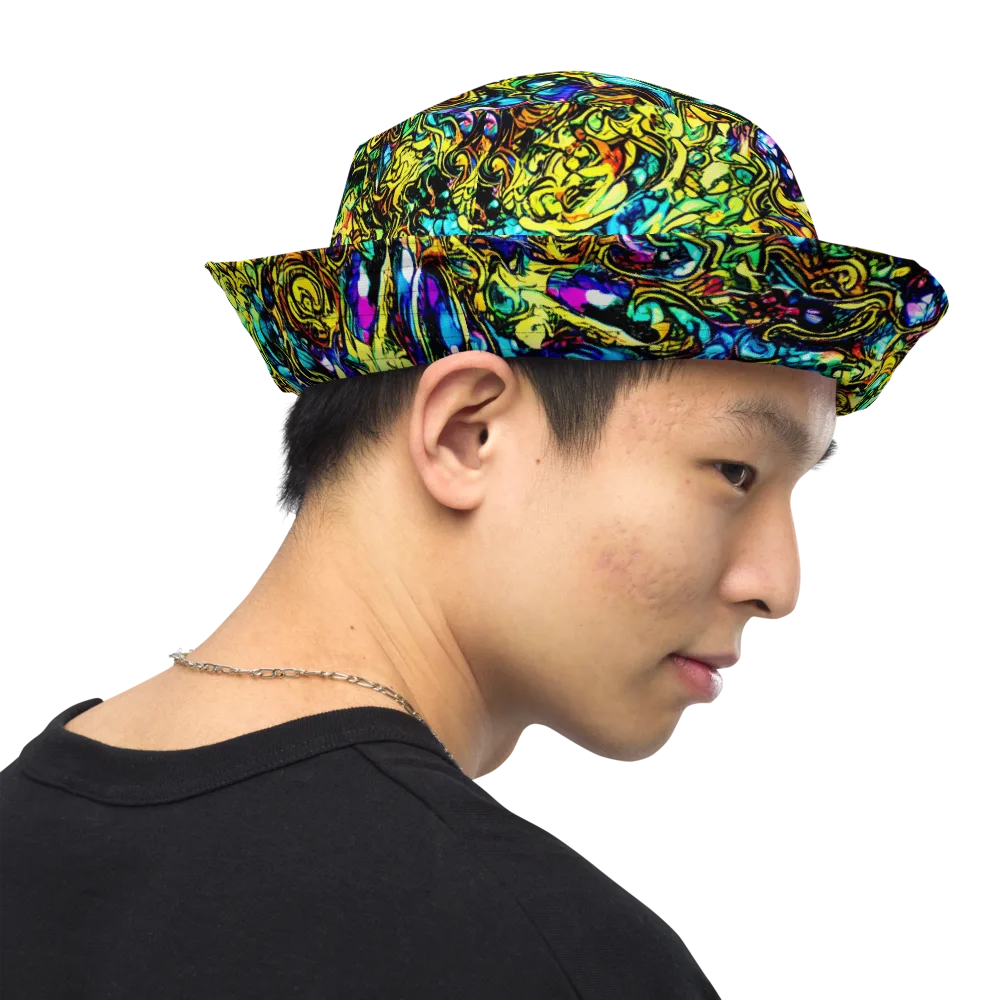Signal Storm on Reversible Bucket Hat — Right Outside