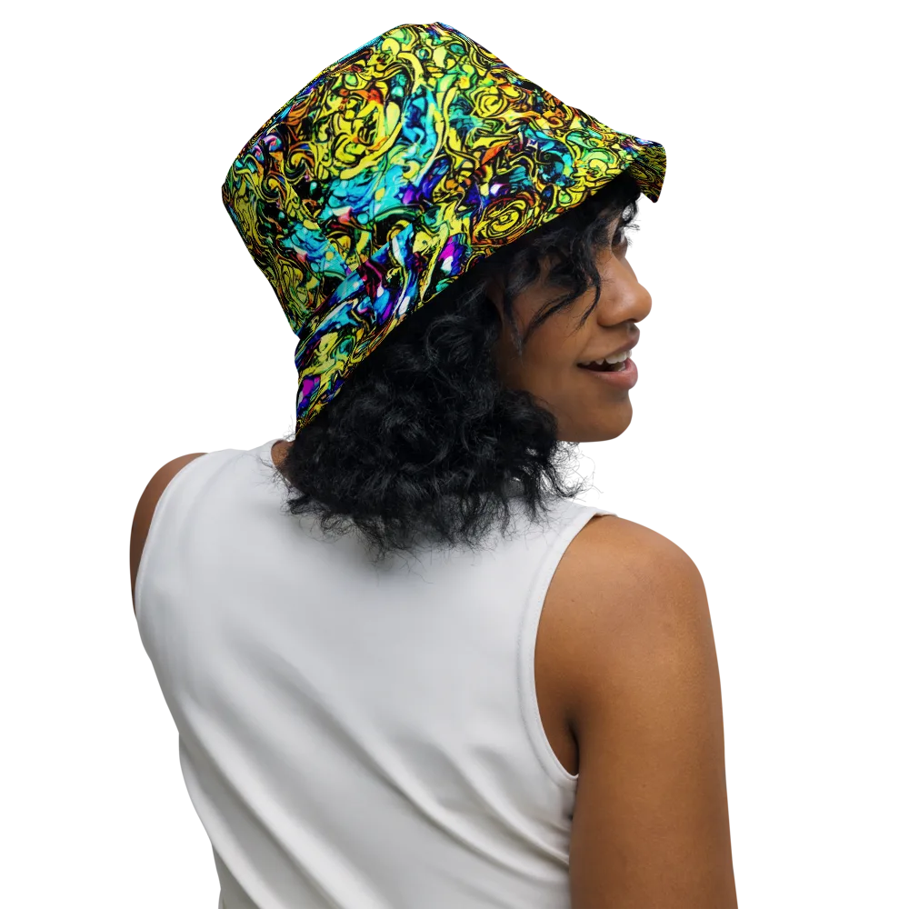 Signal Storm on Reversible Bucket Hat — Right Outside