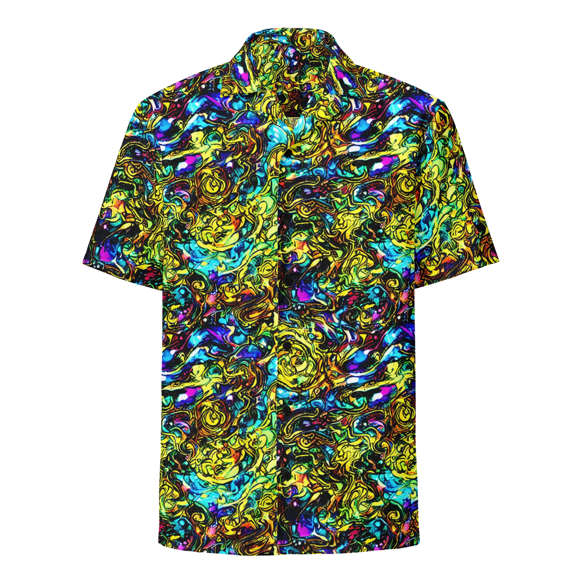 Signal Storm on Button Shirt — Front