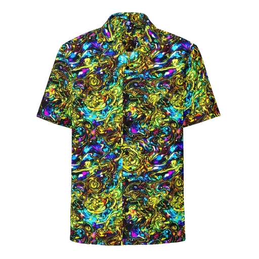 Signal Storm on a Button Shirt