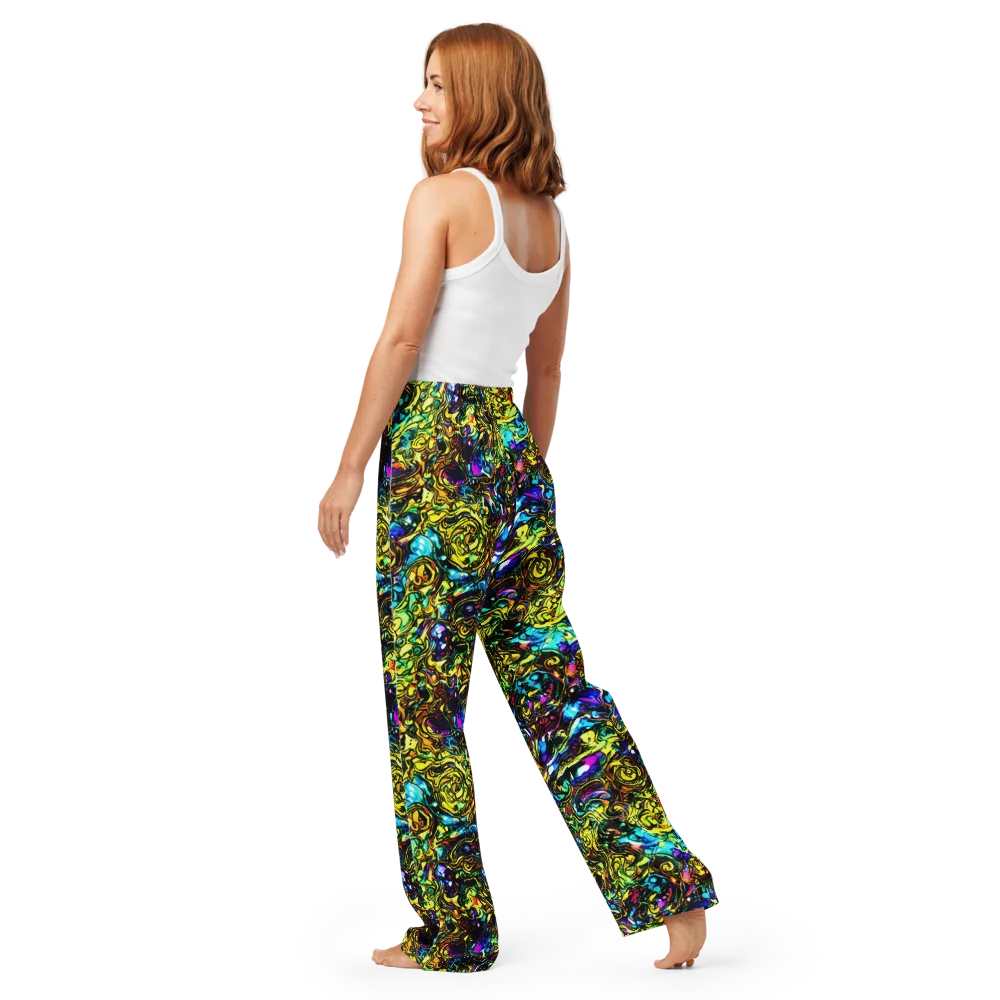 Signal Storm on Women's Pajama Pants — Back