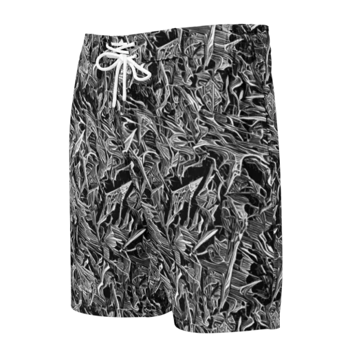 Noir Tendrils on a Men's Board Shorts