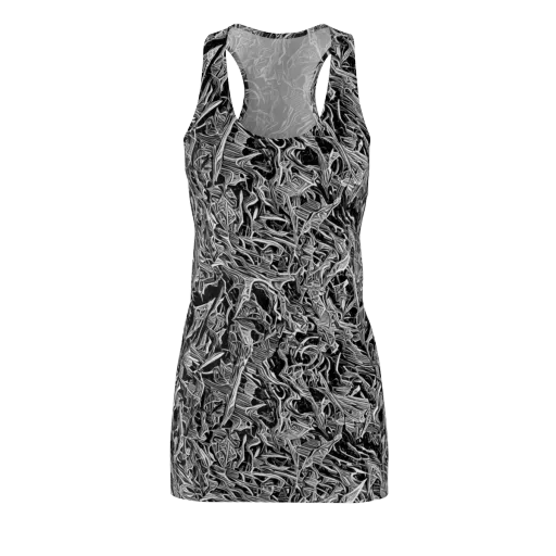 Noir Tendrils on a Racerback Dress