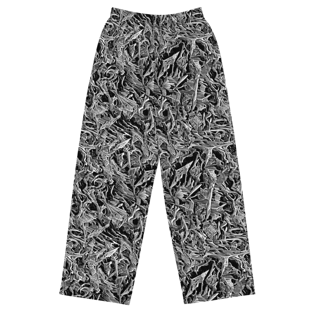 Noir Tendrils on Wide-Leg Pants — Front