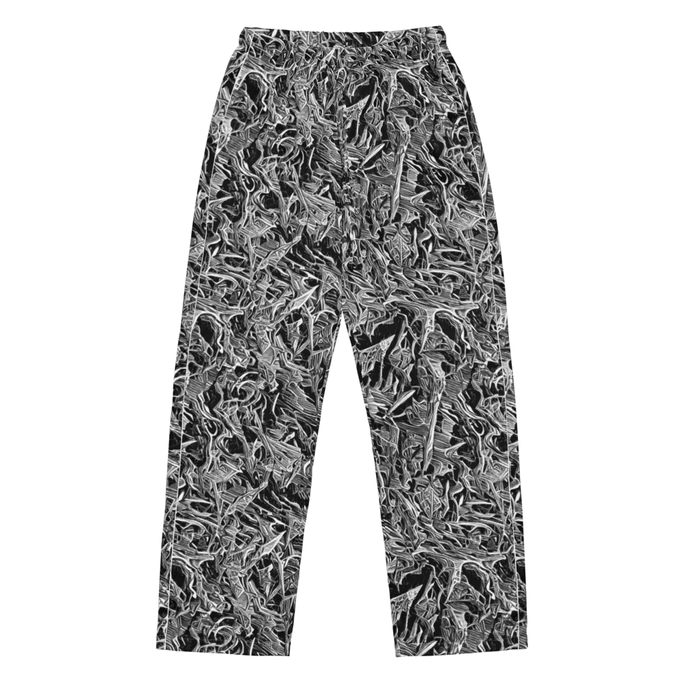 Noir Tendrils on Women's Pajama Pants — Front