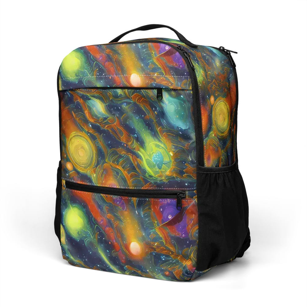 Galactic Tide on Utility Backpack — Left Front
