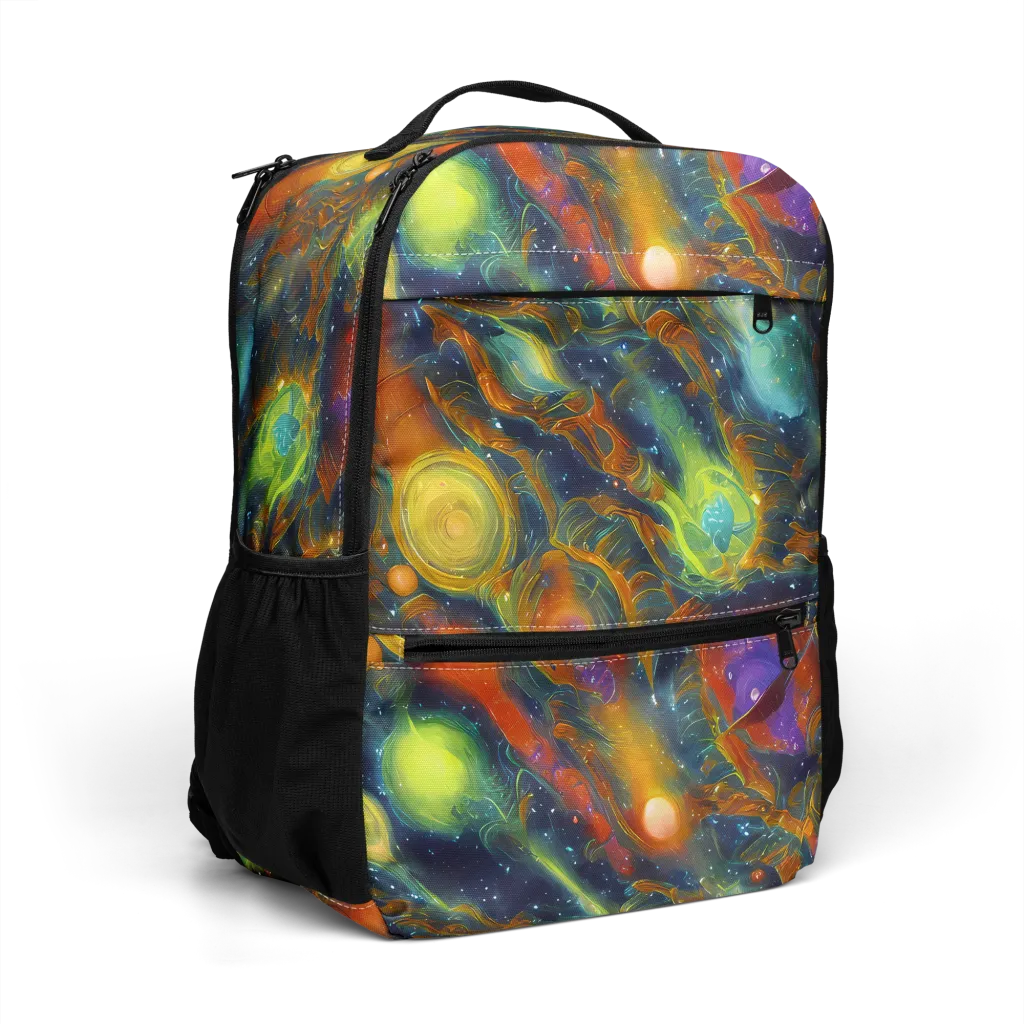 Galactic Tide on Utility Backpack — Right Front