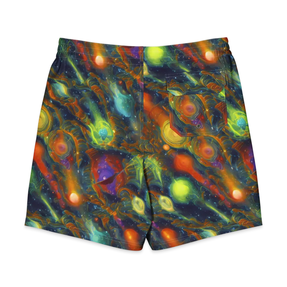 Galactic Tide on Men's Board Shorts — Back