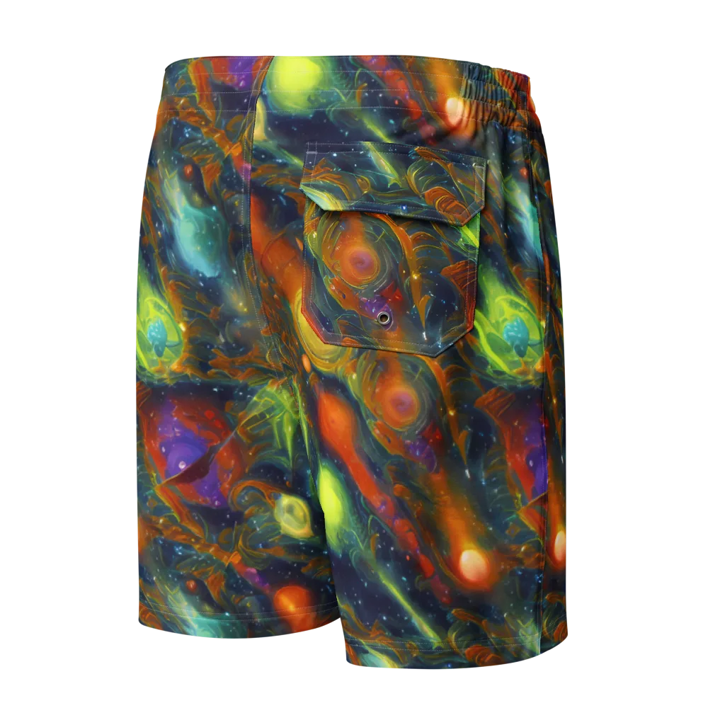 Galactic Tide on Men's Board Shorts — Back
