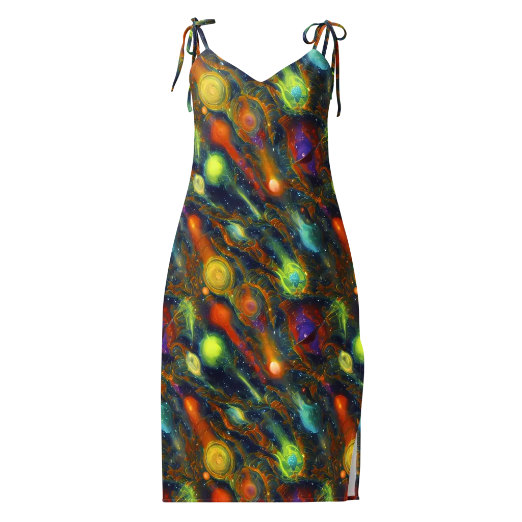Galactic Tide on Slip Dress — Front