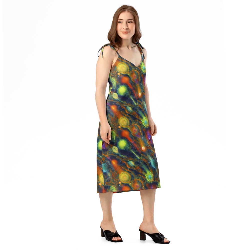 Galactic Tide on Slip Dress — Right Front