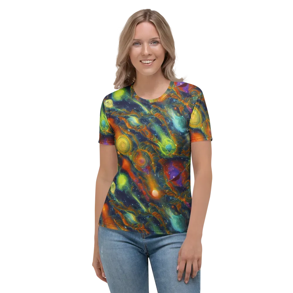 Galactic Tide on Women's Crew Neck T-Shirt — Front