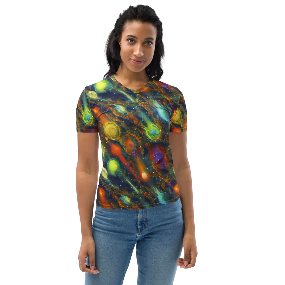 Galactic Tide on Women's Crew Neck T-Shirt — Front
