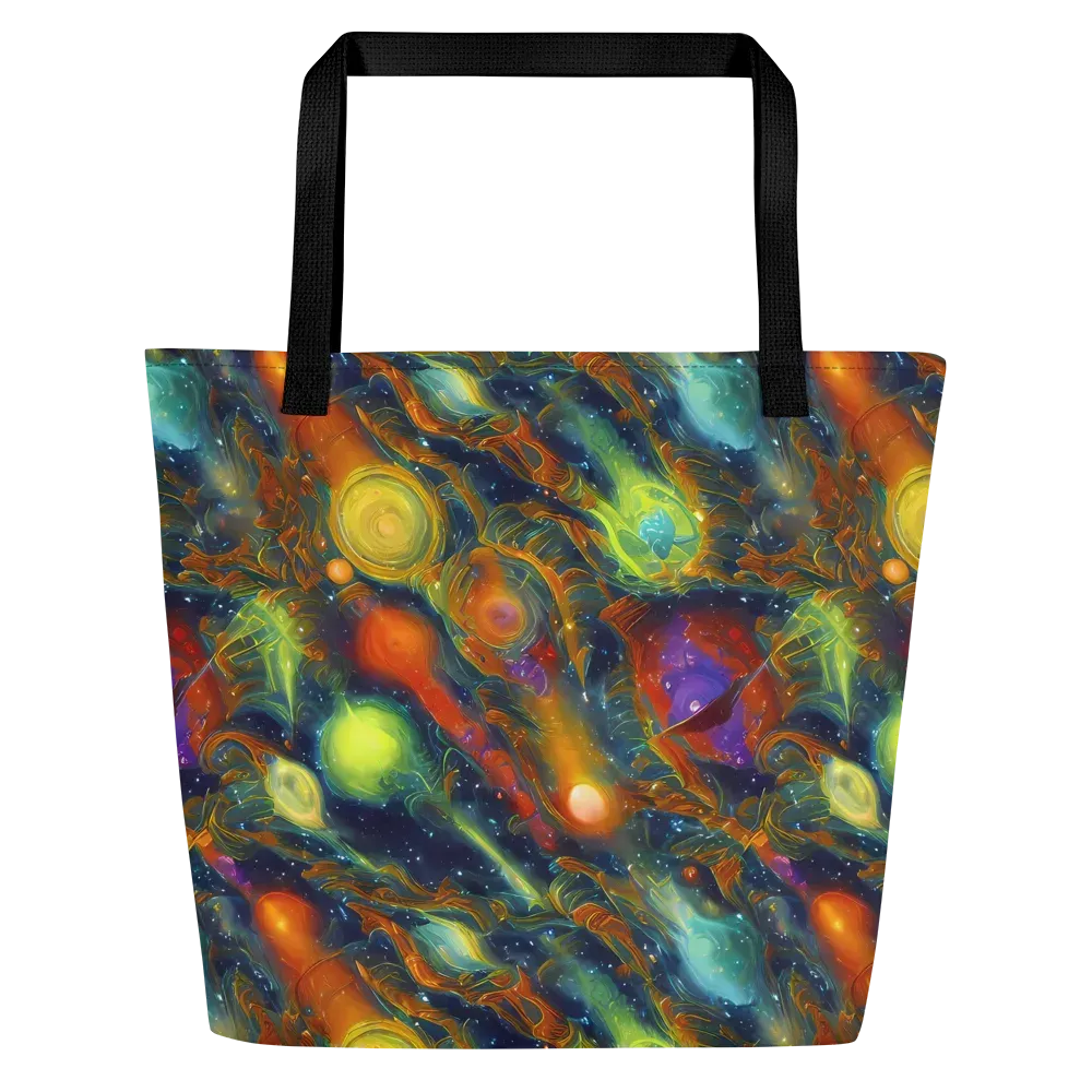 Galactic Tide on Large Tote Bag W/ Pocket — Front