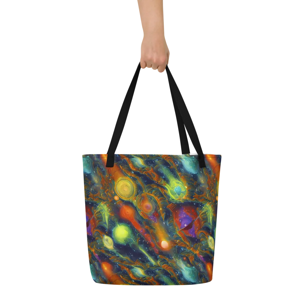 Galactic Tide on Large Tote Bag W/ Pocket — Front