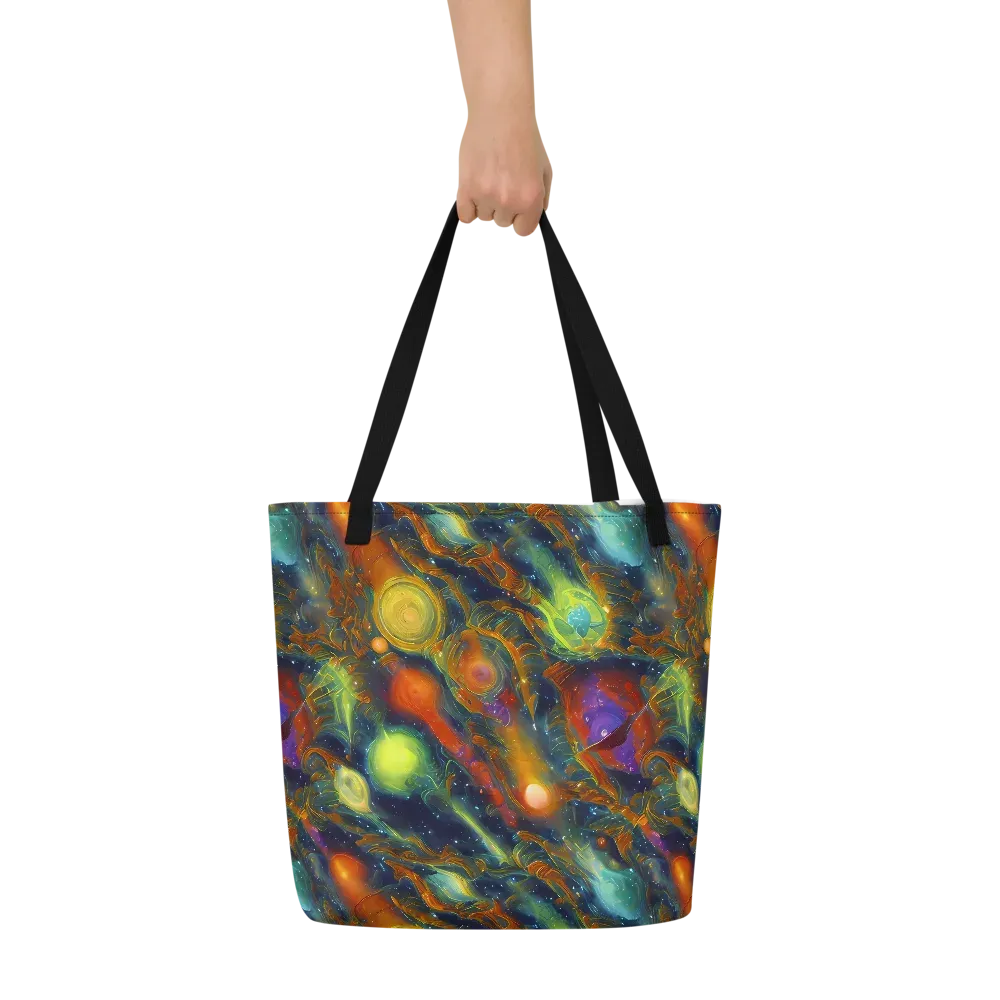 Galactic Tide on Large Tote Bag W/ Pocket — Front