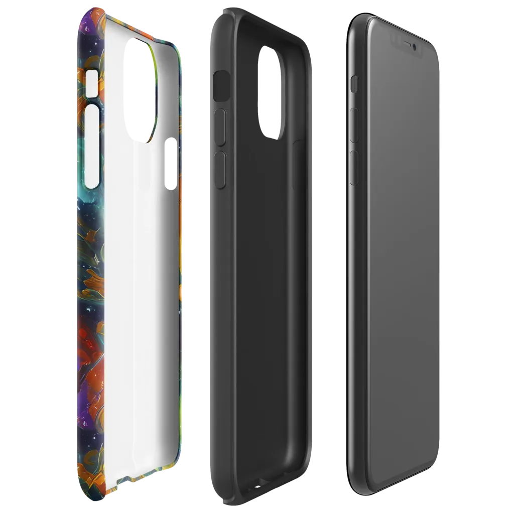 Galactic Tide on Tough Case for iPhone® — Right