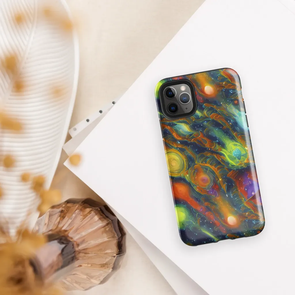 Galactic Tide on Tough Case for iPhone® — Front